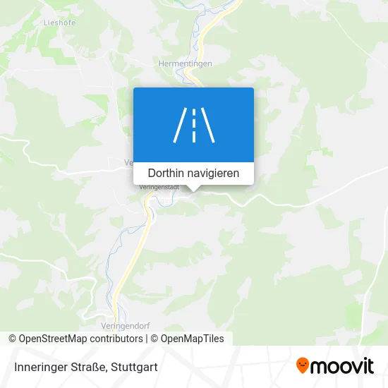 Inneringer Straße Karte