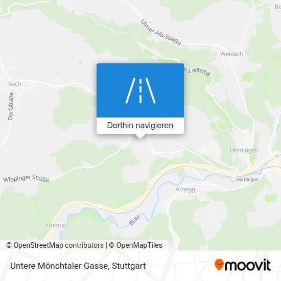 Untere Mönchtaler Gasse Karte