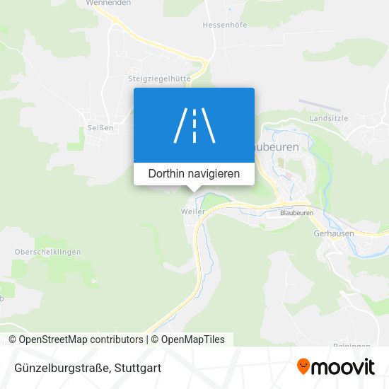 Günzelburgstraße Karte