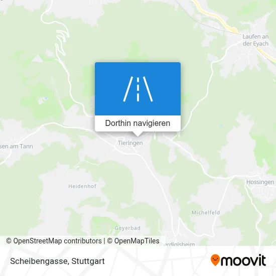 Scheibengasse Karte
