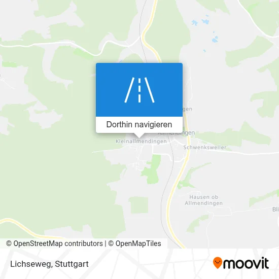 Lichseweg Karte
