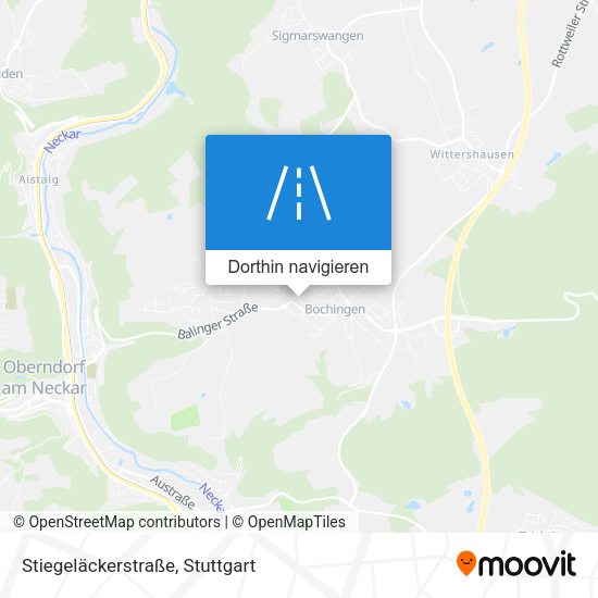 Stiegeläckerstraße Karte