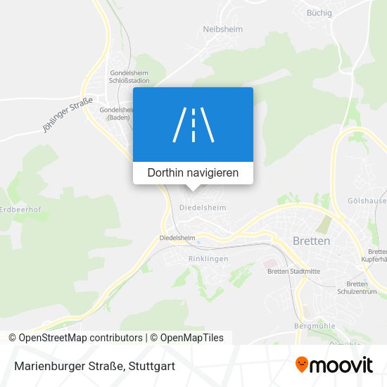 Marienburger Straße Karte