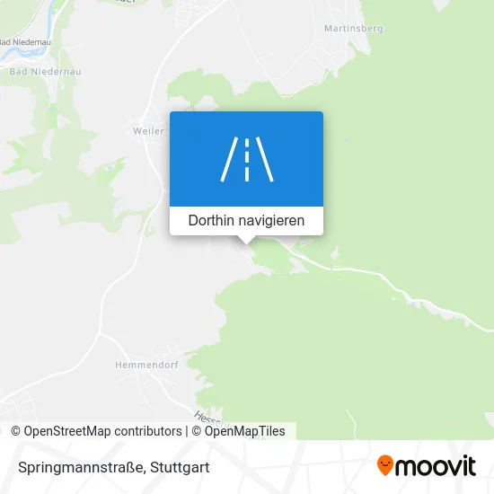 Springmannstraße Karte
