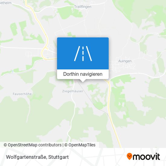Wolfgartenstraße Karte