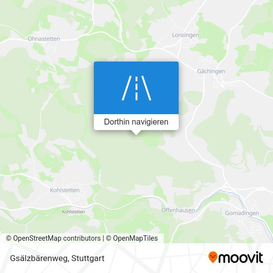 Gsälzbärenweg Karte