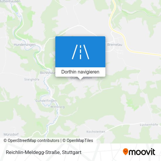 Reichlin-Meldegg-Straße Karte