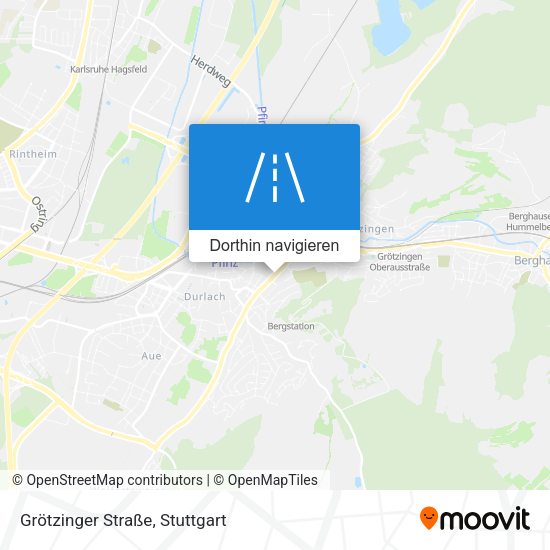 Grötzinger Straße Karte