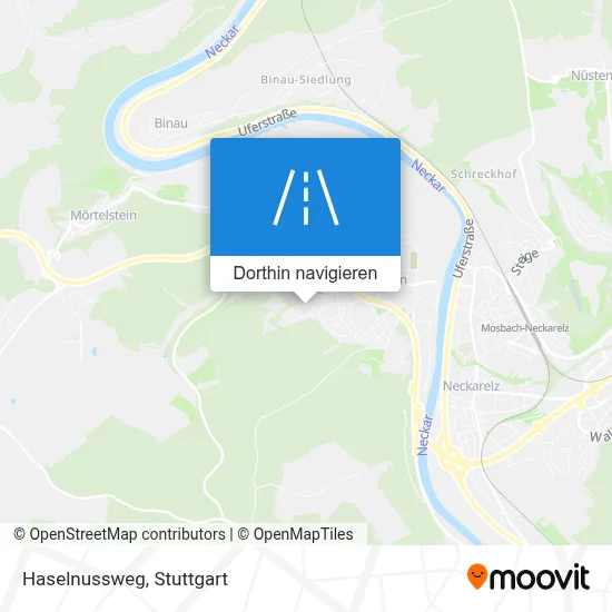 Haselnussweg Karte