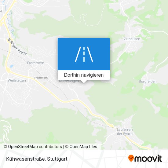 Kühwasenstraße Karte