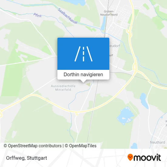 Orffweg Karte
