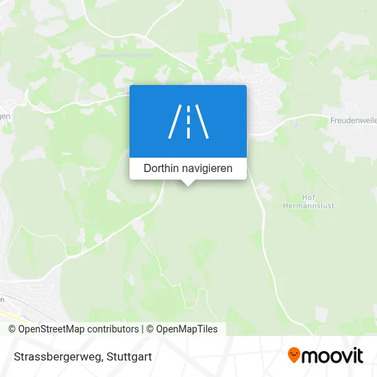 Strassbergerweg Karte