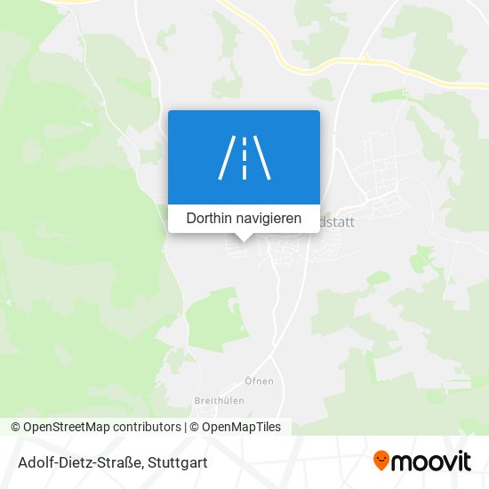 Adolf-Dietz-Straße Karte