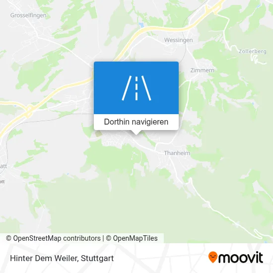 Hinter Dem Weiler Karte