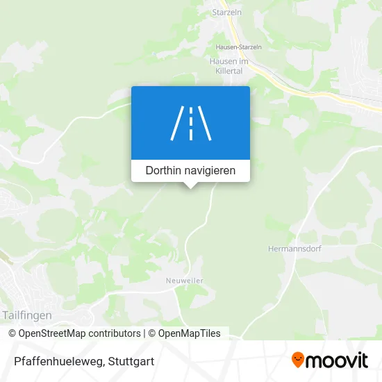Pfaffenhueleweg Karte