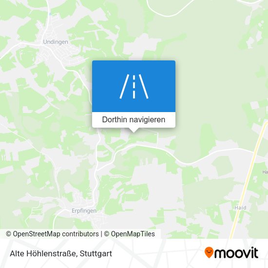 Alte Höhlenstraße Karte