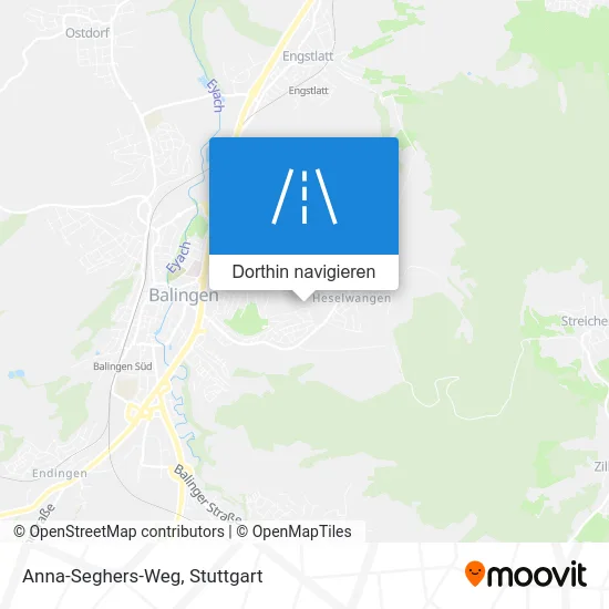 Anna-Seghers-Weg Karte