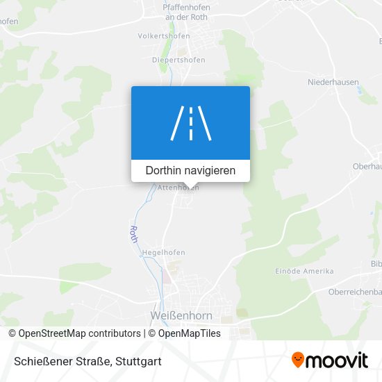 Schießener Straße Karte