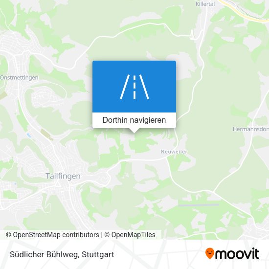 Südlicher Bühlweg Karte