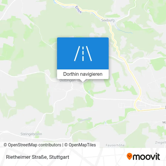 Rietheimer Straße Karte