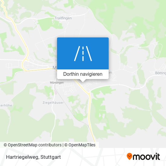 Hartriegelweg Karte