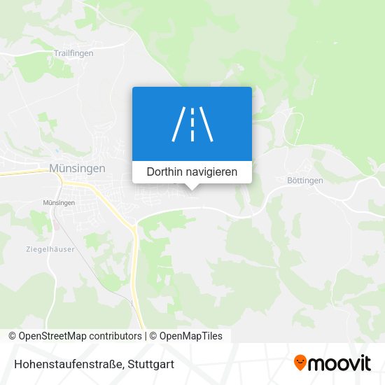 Hohenstaufenstraße Karte