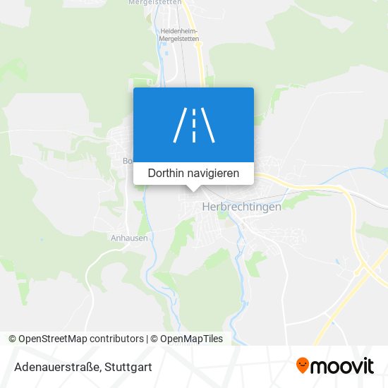 Adenauerstraße Karte