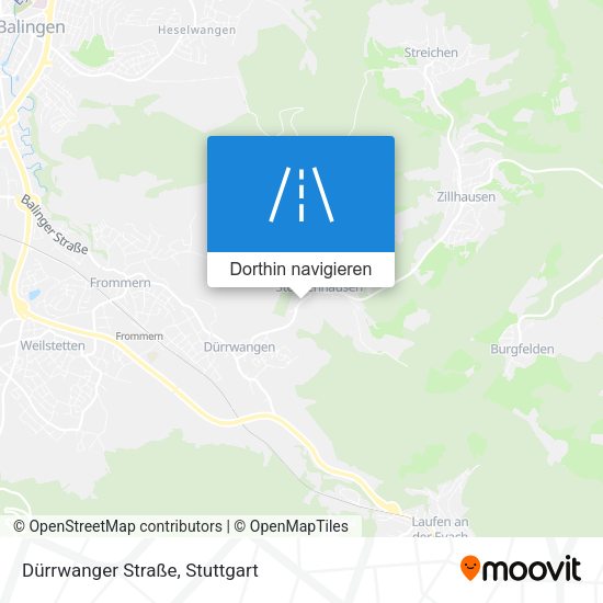 Dürrwanger Straße Karte
