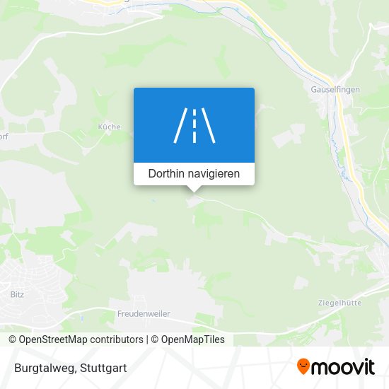 Burgtalweg Karte