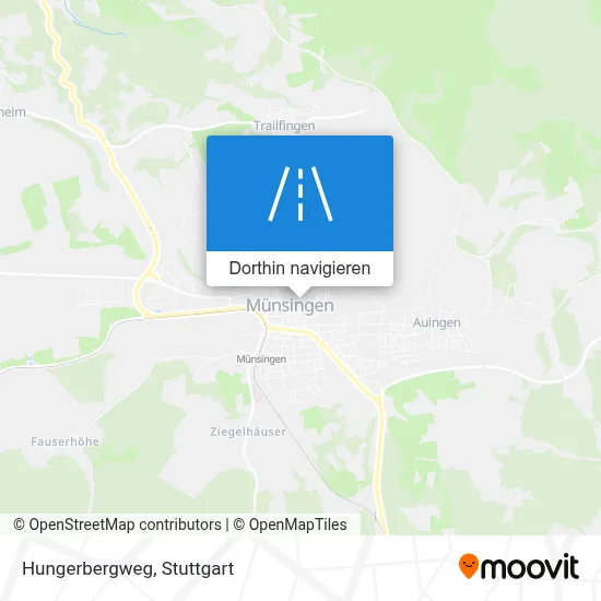 Hungerbergweg Karte