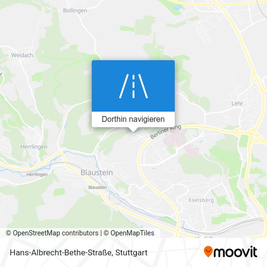 Hans-Albrecht-Bethe-Straße Karte