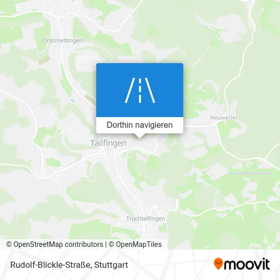 Rudolf-Blickle-Straße Karte