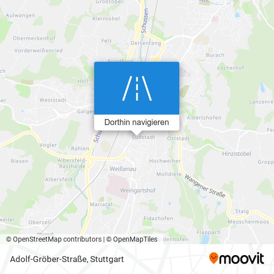Adolf-Gröber-Straße Karte