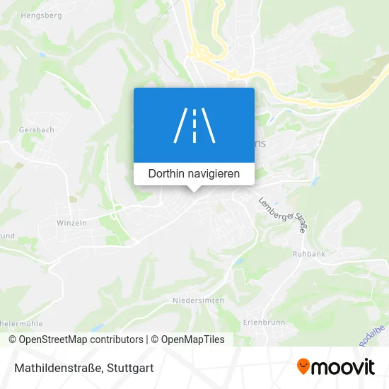 Mathildenstraße Karte