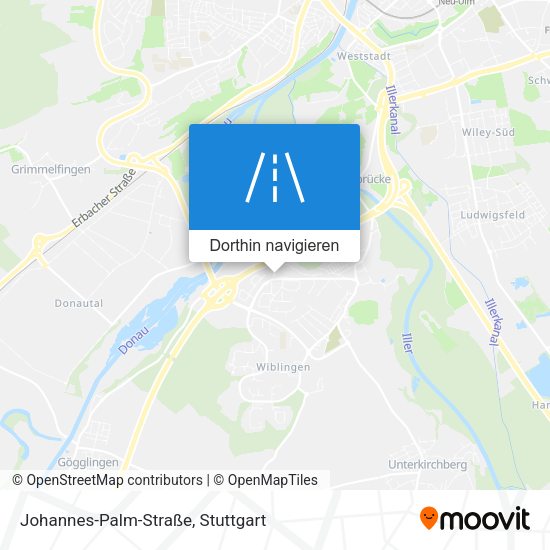 Johannes-Palm-Straße Karte