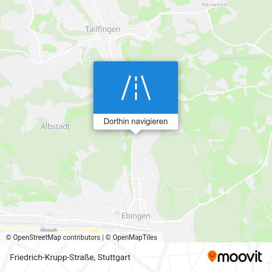 Friedrich-Krupp-Straße Karte
