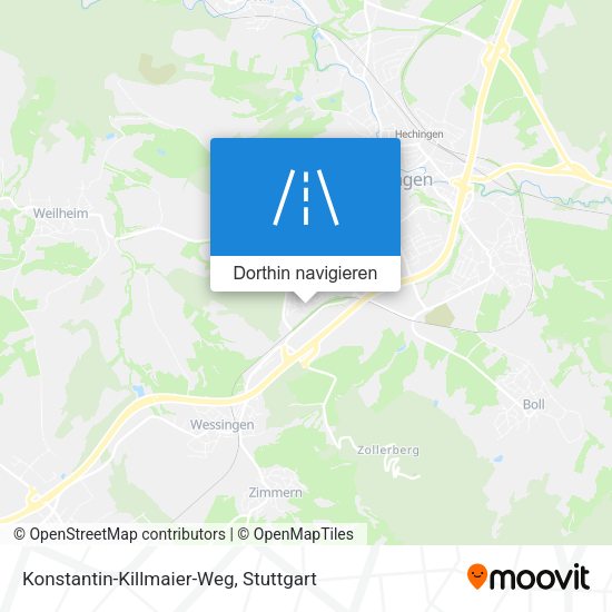 Konstantin-Killmaier-Weg Karte