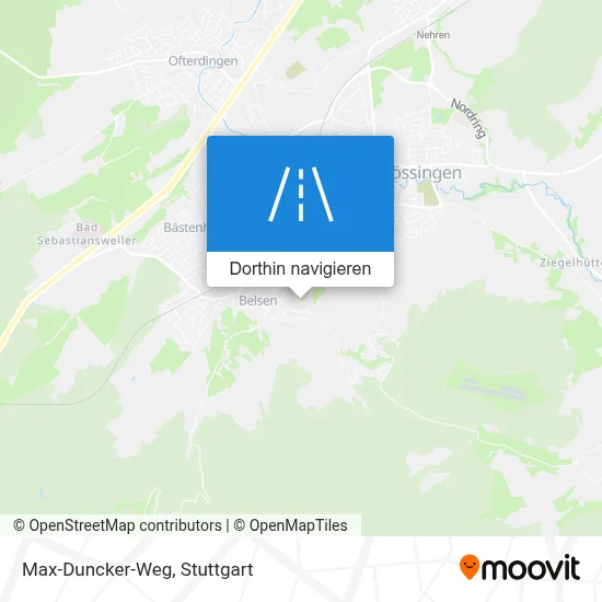 Max-Duncker-Weg Karte