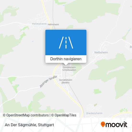 An Der Sägmühle Karte