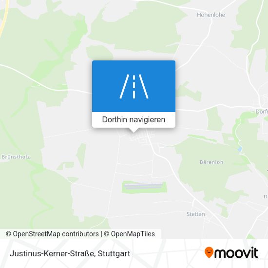 Justinus-Kerner-Straße Karte