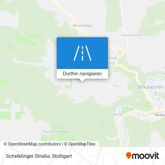 Schelklinger Straße Karte
