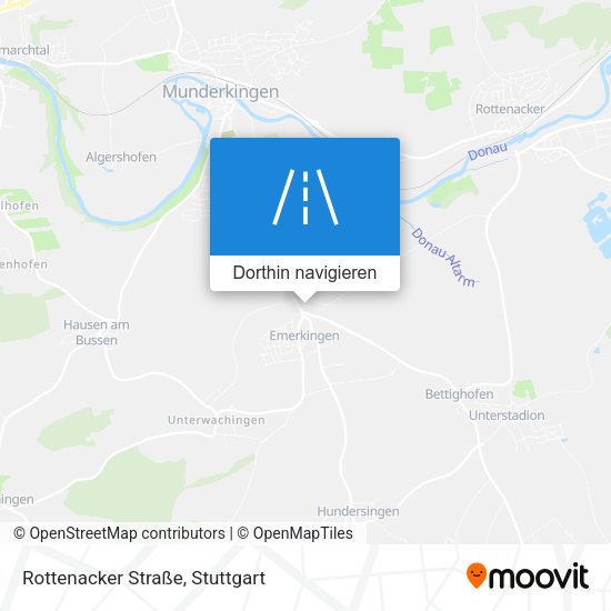 Rottenacker Straße Karte