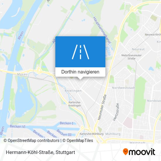 Hermann-Köhl-Straße Karte