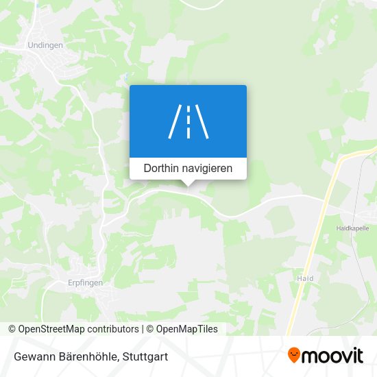 Gewann Bärenhöhle Karte