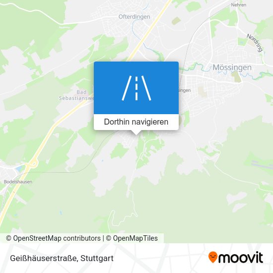 Geißhäuserstraße Karte