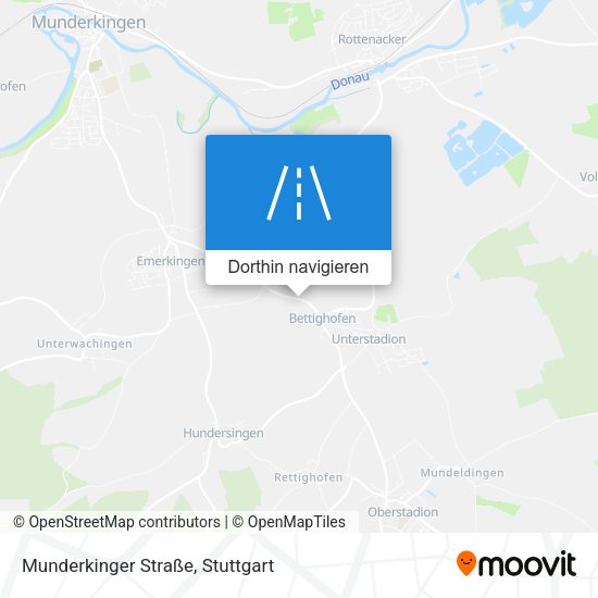 Munderkinger Straße Karte