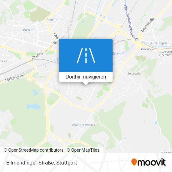Ellmendinger Straße Karte