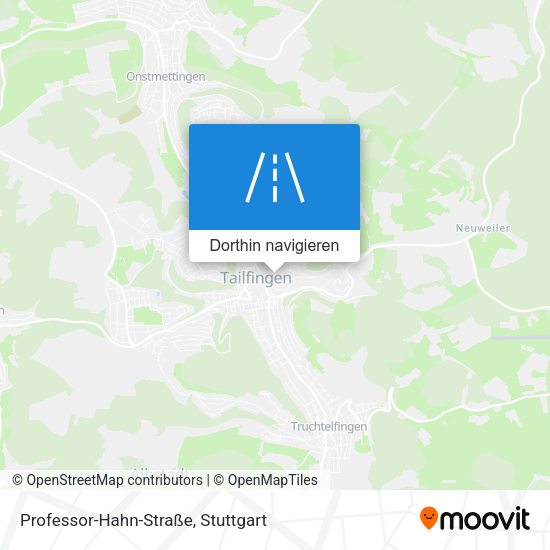 Professor-Hahn-Straße Karte