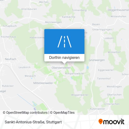 Sankt-Antonius-Straße Karte