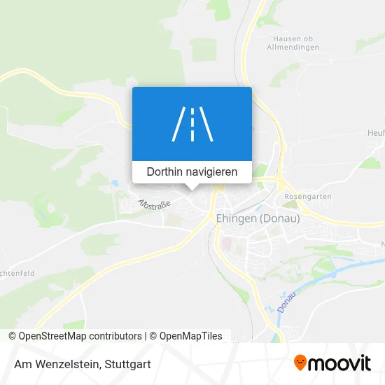 Am Wenzelstein Karte